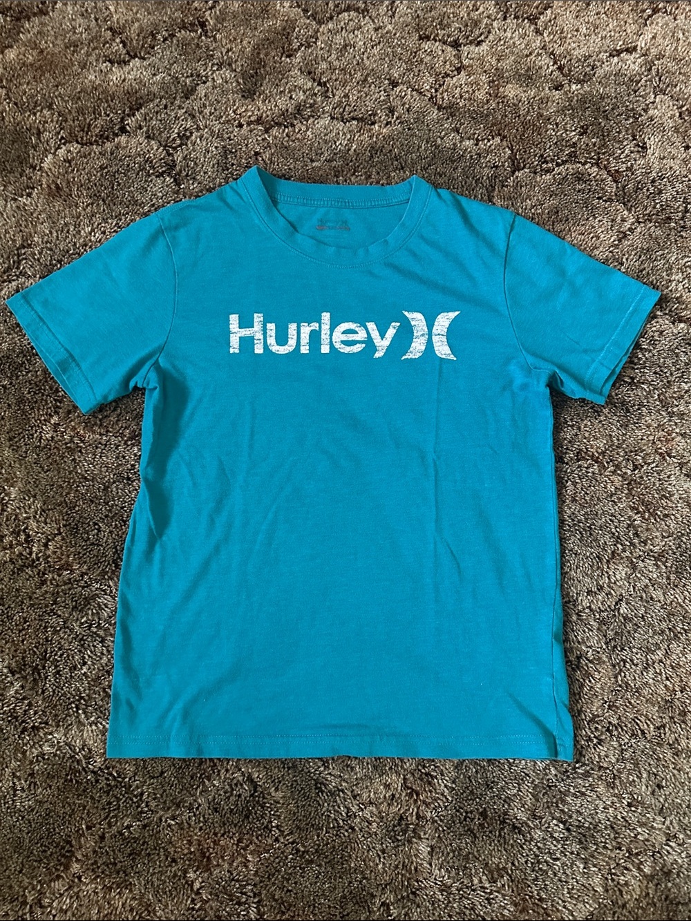Hurley Teal Short Sleeve Logo Tee